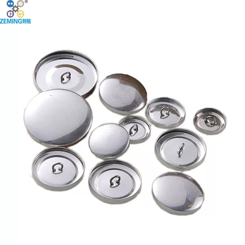 厂家批发圆形平倒角布包扣 沙发床头椅子家具有脚拉扣 手工纽扣胚