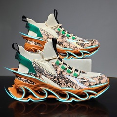 Men's Cross-border Wide-size National Trend Fashion Casual New Blade Shoes for Men and Youth Running Shoes