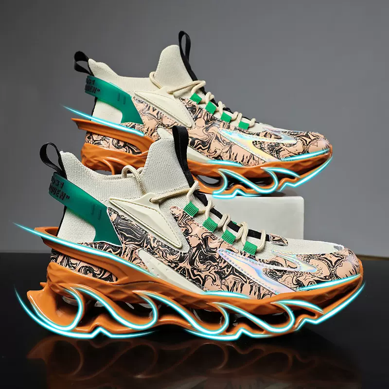 运动鞋男鞋跨境大码国潮时尚休闲新款刀锋鞋男青少年鞋子男跑步鞋