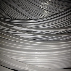 Bride's wedding dress hoop bone lining material package glue steel ring inner setting tool steel ring PVC coated plastic waist steel bar