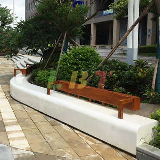力必特玻璃钢树池座椅户外景观园林休闲等候椅城市绿化带树池坐凳