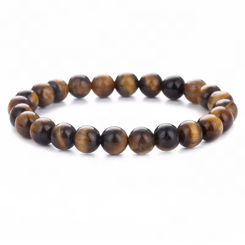 Beaded Bracelet With Natural Healing Crystals For Mind Balance_voghion.com