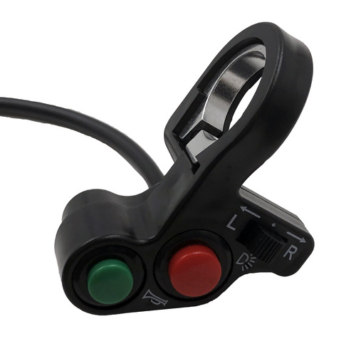 Motorcycle multi-functional three-in-one combination switch with horn, headlight, turn signal handlebar switch seat switch handlebar switch assembly