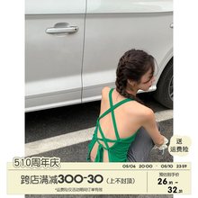 美背辣妹夏季新款打底系带带胸垫可外穿吊带小背心女内搭