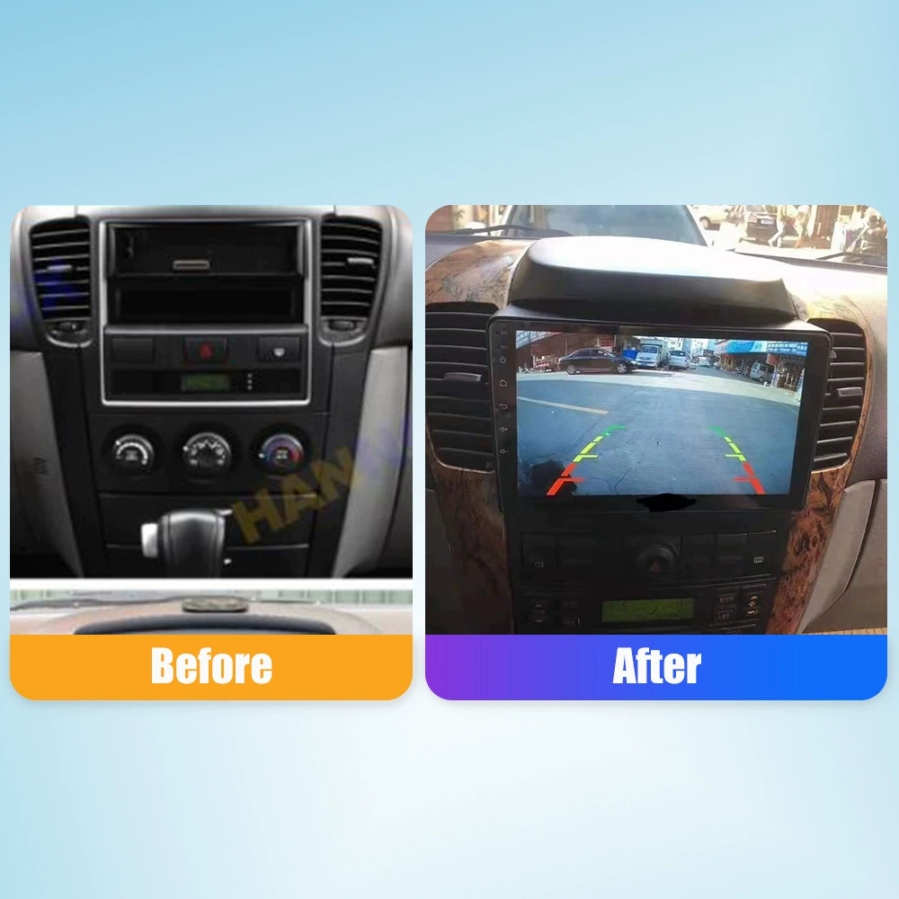 Подходит для KIA Sorento 2004-2008 Android навигация автомобиля GPS обратное изображение все-в-одном