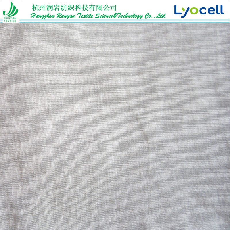 天丝莱赛尔亚麻棉弹力布 天丝麻棉弹力面料 莱赛尔麻棉弹力布