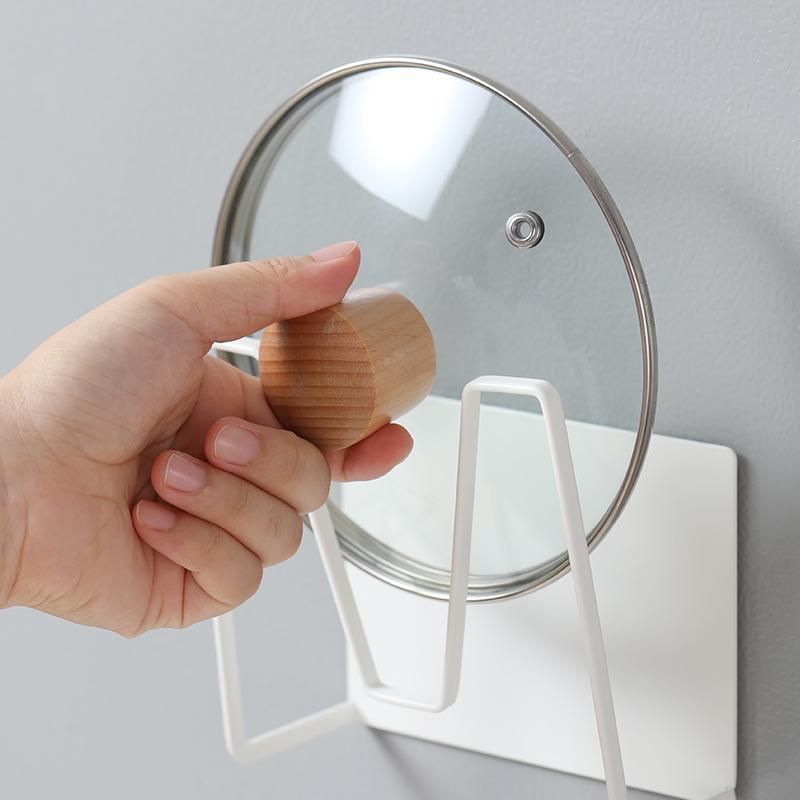 Refrigerador panela de absorción magnética cubierta marco de almacenamiento lateral colgante de tablero de corte marco de cocina tipo pared estante de almacenamiento tipo gancho magnético sin perforación