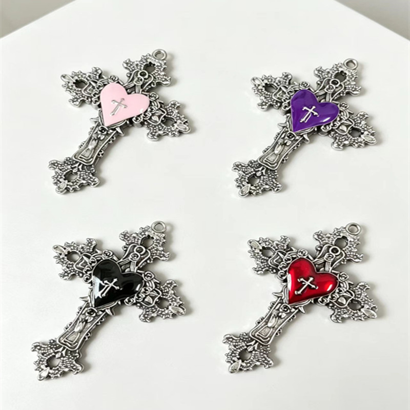 European and American New Products: Gothic Cross Necklace, Gothic Vampire Punk Rock Trendy Personalized Jewelry
