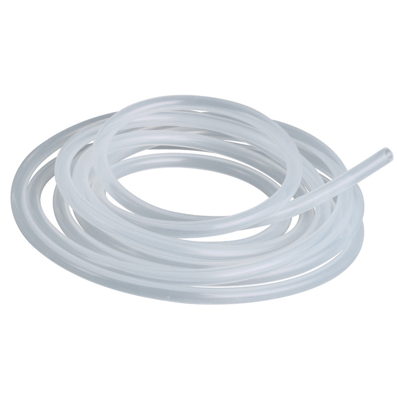 manguera de tubo de silicona manguera de tubo de goma resistente a altas temperaturas manguera de tubo de agua elástica de alta presión gruesa transparente de grado alimenticio 2mm / 10mm