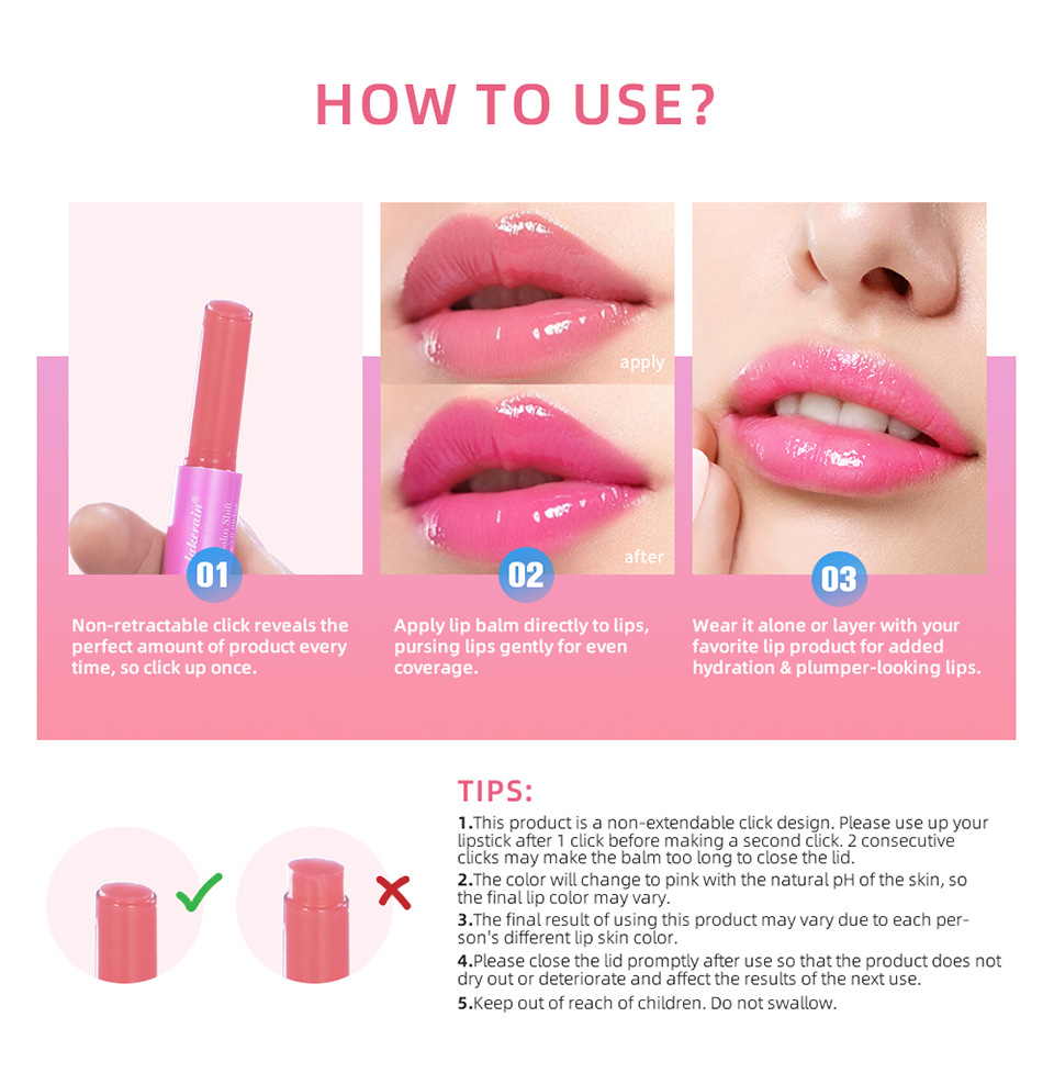 Lakerain 6-color Hydrating Lip Balm undefined
