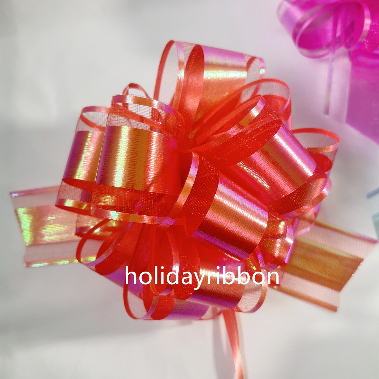 5cm de tela de nieve de color fantasía bola de flores de Navidad decoración de flores de boda un dibujo de forma de 8 secciones de flores de mano