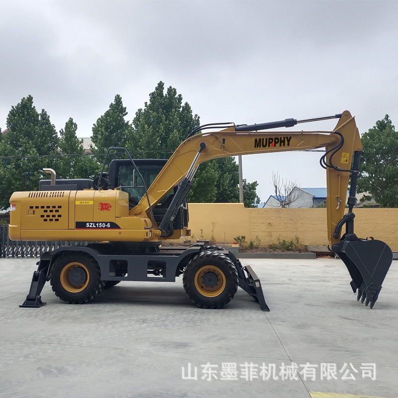 轮胎式挖掘机 抓木机 胶轮挖土机抓木机 全国联保质量保障