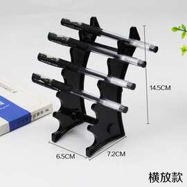 化妆品展示架塑料创意笔架透明塑料彩妆文具油钢笔陈列眼线眉笔架