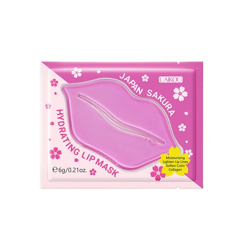 LAIKOU LaiKou brand cherry blossom lip mask 6g double moisturizing and plump sweet lip balm 