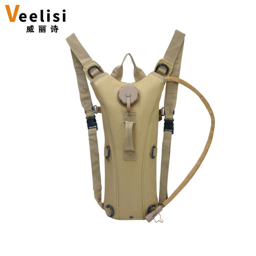 Tactical Double Shoulder Bag Bicycle Hiking Climbing Cycling Backpack Water Bottle Backpack Outdoor Sports Camouflage Tactical Backpack
