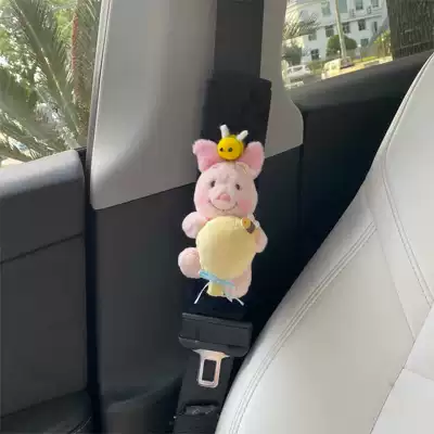 New Creative Balloon Winnie the Seat belt shoulder pad - bee-pidgey-crystal-velvet-shoulder-pad-hand-stitched-single