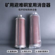 DN50煤矿避难硐室消音器井下应急用消音箱矿用操作简单消音器