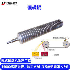 磁选机磁辊强磁辊干式矿用输送带除铁设备15000高斯d1710除铁器