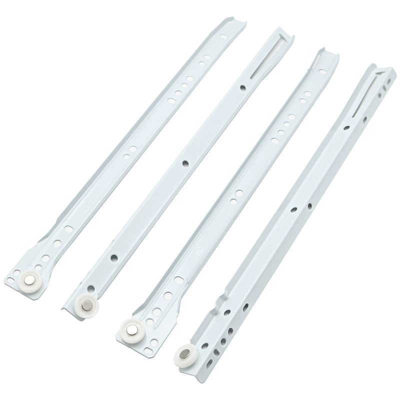 Слайд-рельс порошковое распыление направляющий ящик скользящий рельс Двухсекционный рельс ящика направляющий ящик Рельс настенный шкаф скользящий рельс ящик