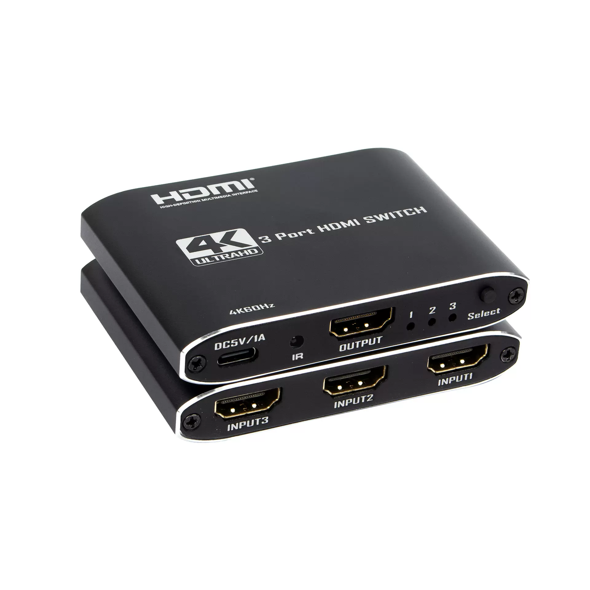 亚马逊hdmi切换器三进一出分配器视频电脑屏幕高清分屏器4K8K