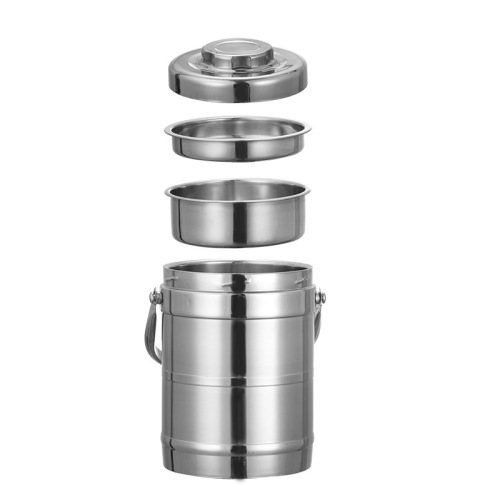 Office worker insulated lunch box stainless steel insulated pot rice bucket rice basket large capacity portable lunch box student home