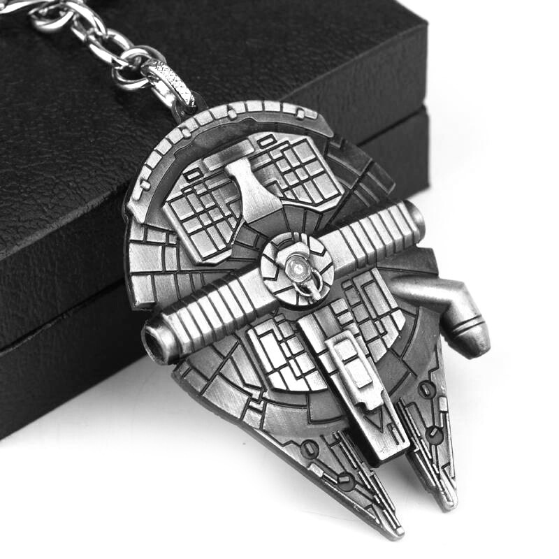 European and American movie-themed accessories: Star Wars spaceship series, 2-keychain set, hot-selling new product for export, direct from the manufacturer European and American movie-themed accessories: Star Wars spaceship series, 2-keychain set, hot-selling new product for export, direct from the manufacturer