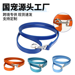 ペットリード犬用品 pu レザー犬チェーンリード犬の散歩犬屋外犬リード猫牽引卸売