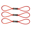 1745 traditional round rubber band traditional slingshot mask group red eight -character buckle fish latex tube