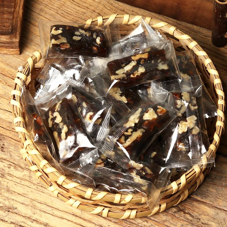 枣泥核桃糕传统潮汕红枣南枣糕点核桃软糖枣泥糕小吃零食散装批发