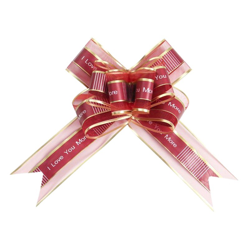 Decoración para coches de boda, flores de gasa, embalaje, decoración para bodas, cintas, decoración para pasteles, decoración para fiestas de cumpleaños, venta al por mayor