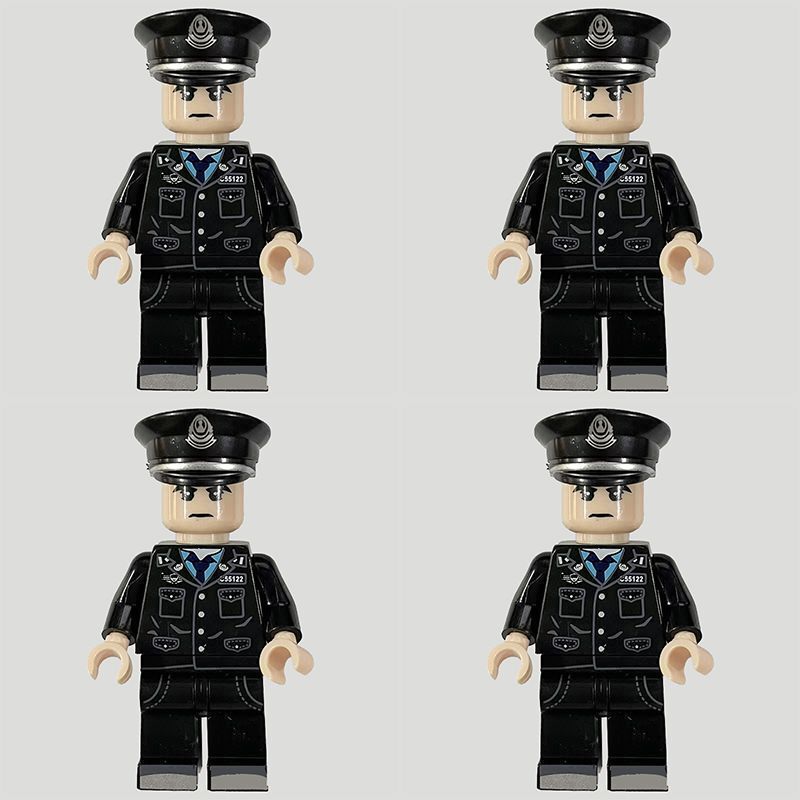 中国の積み木組み立て軍事ミニフィギュア特殊部隊警察武器男の子組み立ておもちゃレゴプラスチックと互換性あり|undefined