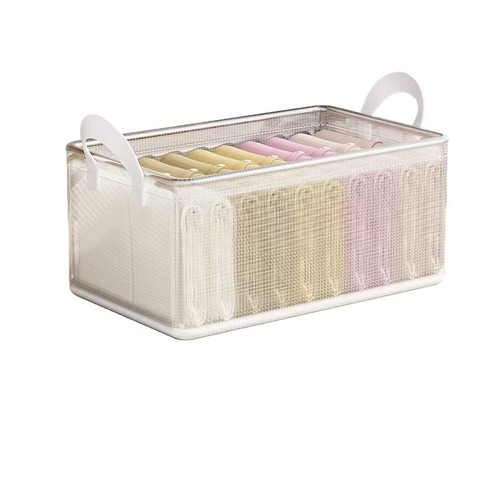 Closet Clothes Organizer Home Wardrobe Clothing and Pants Layered Storage Box Transparent Folding Storage Basket Magic