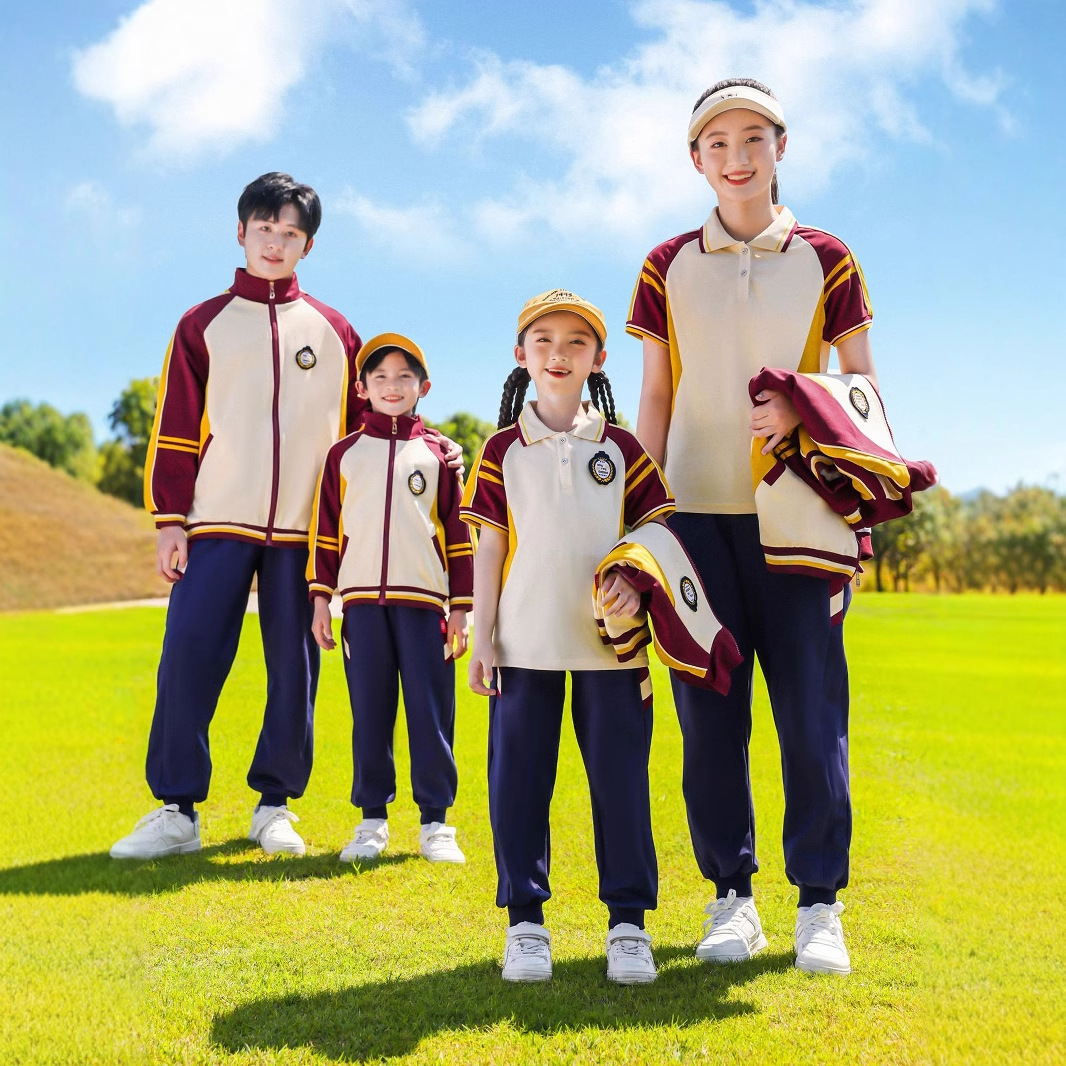 신입 학생 교복 봄 · 가을 삼인조 봄 나들이 유치원 정원교복 스포츠 미팅 수업 교복 가을 교복 세트
