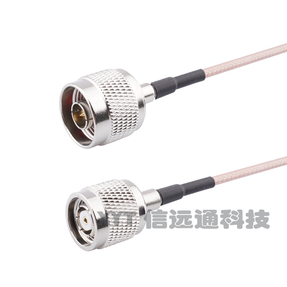 同轴射频转接线N公转RP TNC公头 NJ转TNC反接 RG316高温馈线高频