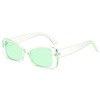 Fashionable sunglasses with bow, decorations solar-powered, retro glasses suitable for men and women