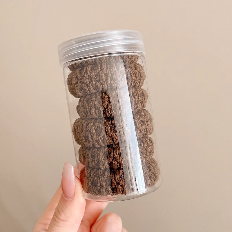 Caja alta cola de caballo cuerda para el cabello niña 2024 nuevo estilo de alta calidad cabeza de amarre de alta elasticidad banda de goma duradera anillo para el cabello tocado