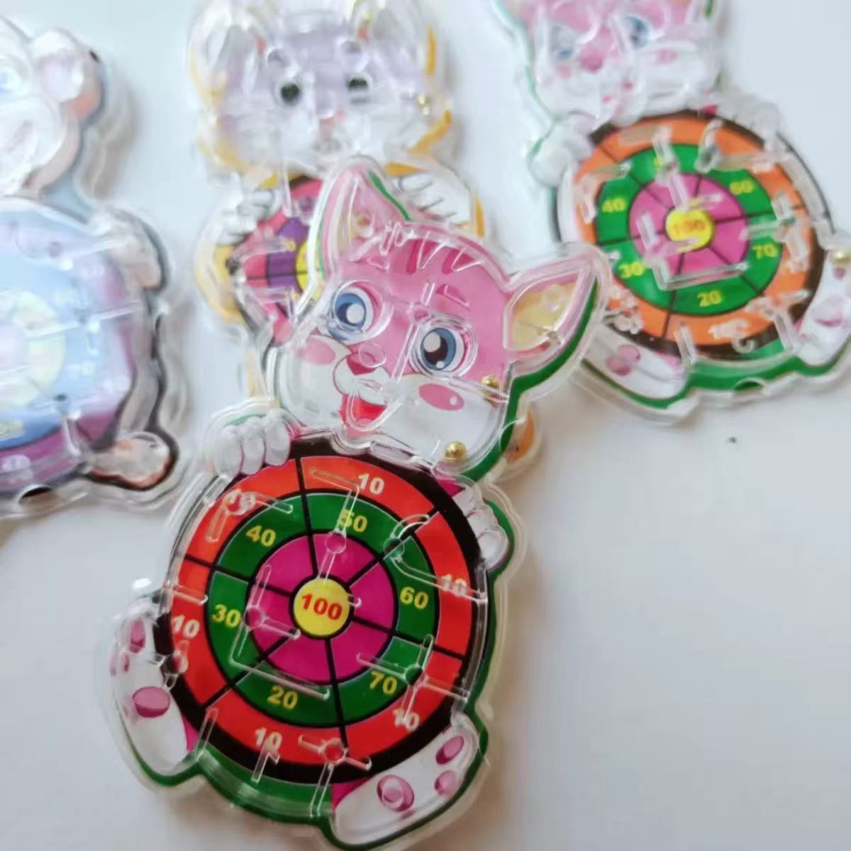 Juguetes creativos de laberinto de la infancia nostálgica de dibujos animados de equilibrio pequeño laberinto de la tienda 2 en bolsas de beneficio tridimensional