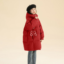 女童冬装棉服加厚童装女孩外套儿童中大童中长款羽绒棉衣女童棉袄
