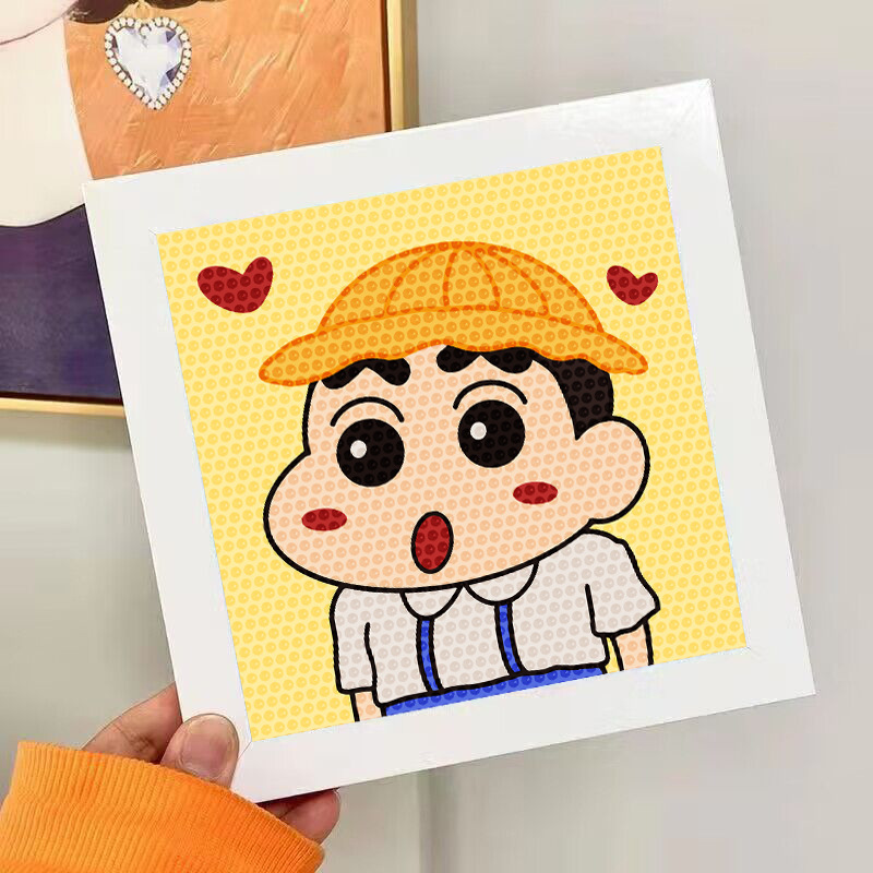 Nuevo dibujo de diamante infantil de labu diy pegatinas de diamante con marcos de fotos hechas a mano diy puzzle pegatinas de mampostería image 93