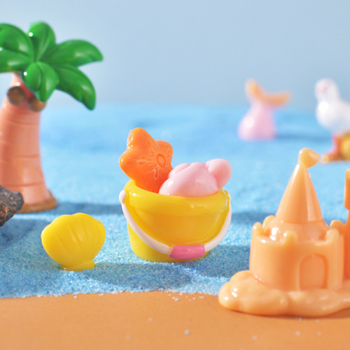 Micro-landscape Seashore Resin Miniature Decor Lighthouse Beach Style Fish Tank Aquarium DIY Micro-landscape Ornament