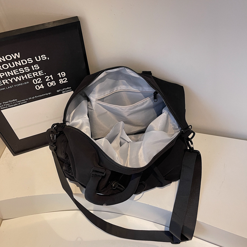 Bolsa de ejercicio deportiva ligera, bolsa de viaje expandible, bolsa de mano de gran capacidad para mujeres, bolsa de ocio para hombres.