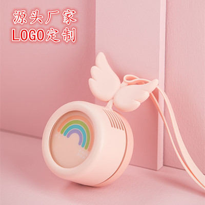 三活347創意複古usb迷妳手持挂脖風扇 便攜懶人靜音風扇禮品定制
