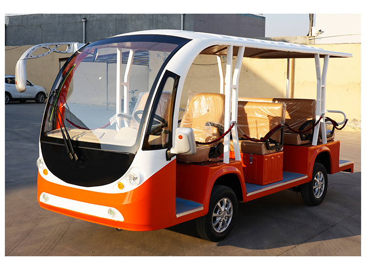 Customized Scenic Spot Tourism Sales Office Reception Vehicle 11 Seats 14 Seats 17 Seats Campus Factory Shuttle Bus Electric Sightseeing Vehicle