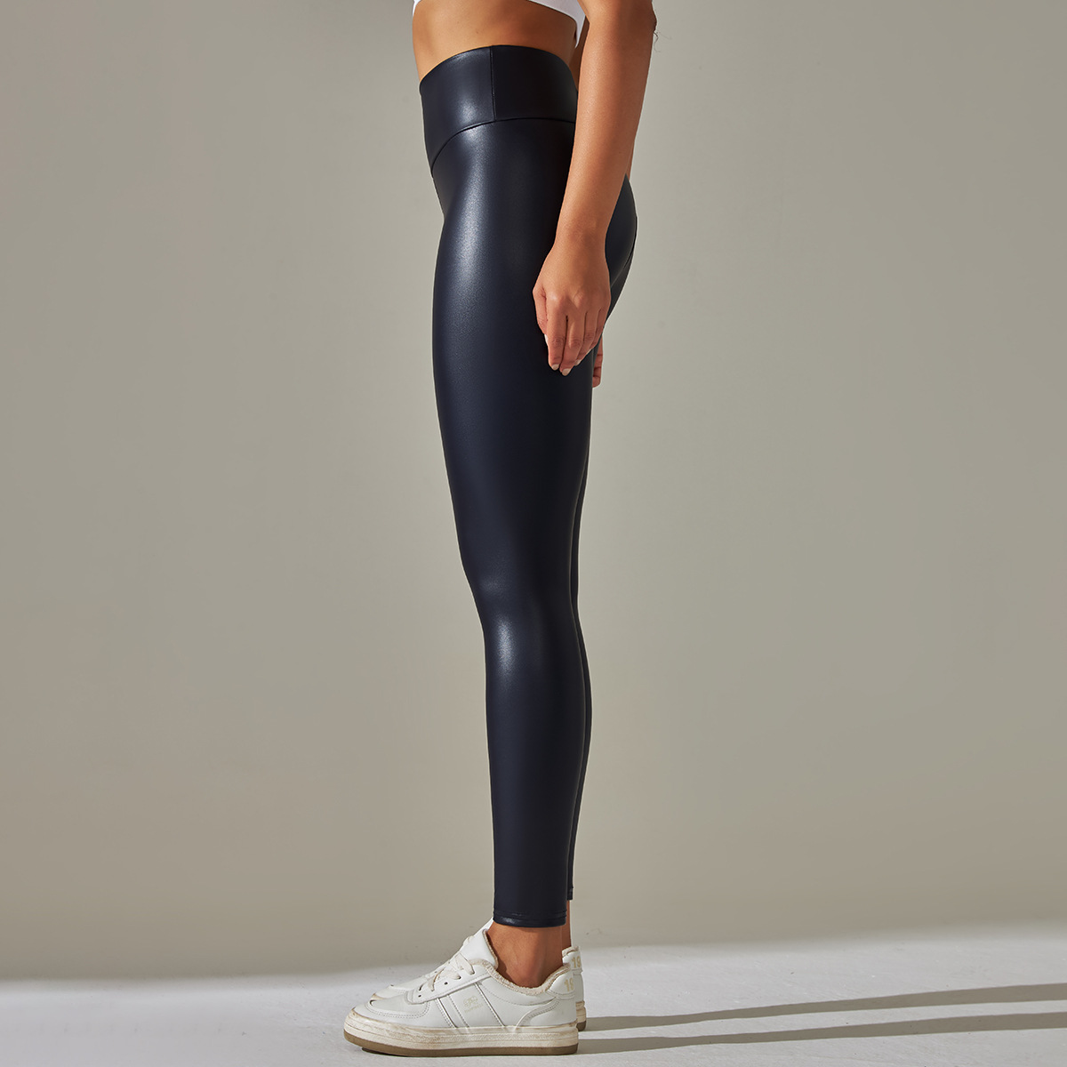 Casual Solid Color Polyester Active Bottoms Leggings display picture 1