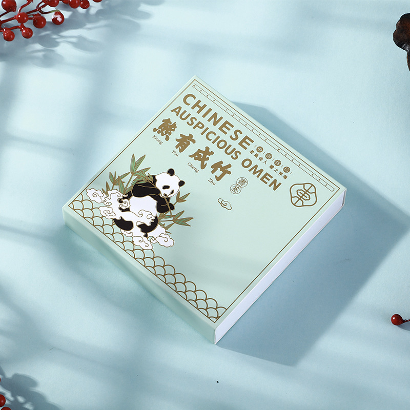 Original Chinese-style Panda Metal Bookmark with Tassel Cultural Gift for Teacher's Day, Suitable as a Gift for Teachers, Classmates, and Business Gifts