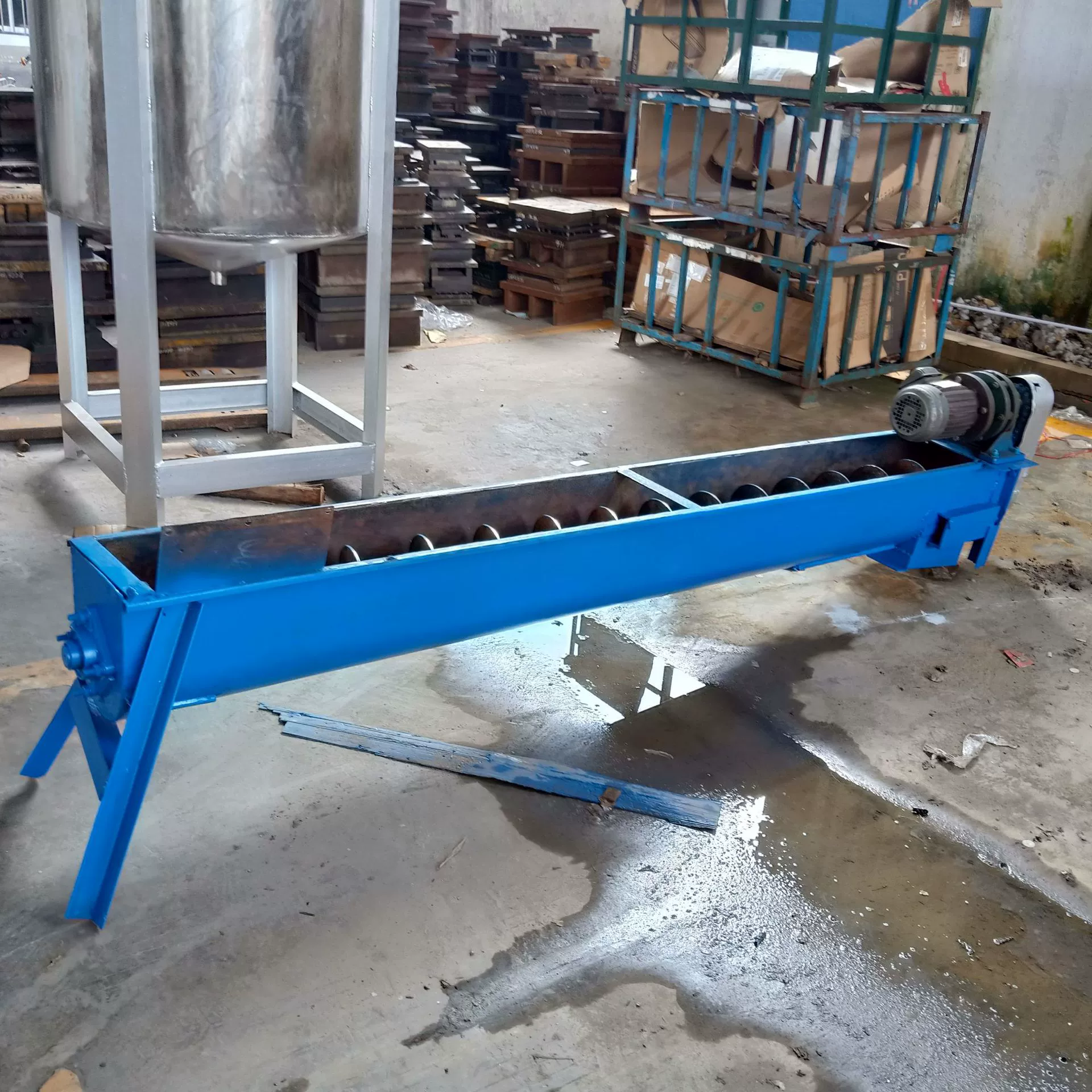 Полностью автоматическая спиральная подающая система для материала "Маленький дракон", U-образный спиральный конвейерный питатель