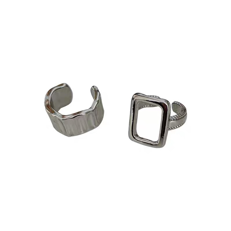 Vintage Layered Number Ring For Men And Women Silver Jewelry_voghion.com