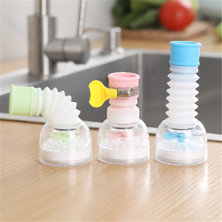 Hogar grifo de la ducha cocina a prueba de salpicaduras de ducha multifuncional retráctil giratorio grifo de la cocina creativa