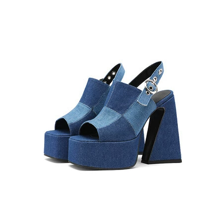 (Cross-border trading), summer denim sandals, plus size