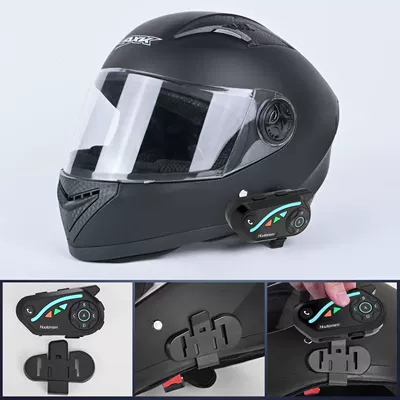 V8Plus Helmet Bluetooth Intercom: Motorcycle Helmet Headset